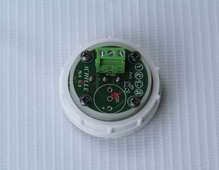 Кнопка вызова/приказа, Achille, закрытие дверей, красная подсветка (разъем MLK)