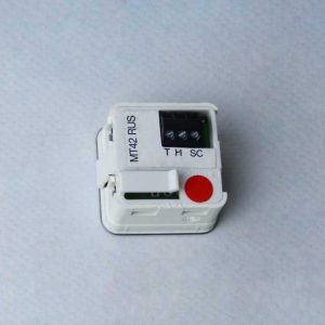 Кнопка вызова/приказа, MT42 RUS, 22 этаж, выдавленная надпись, красная подсветка, c Брайлем