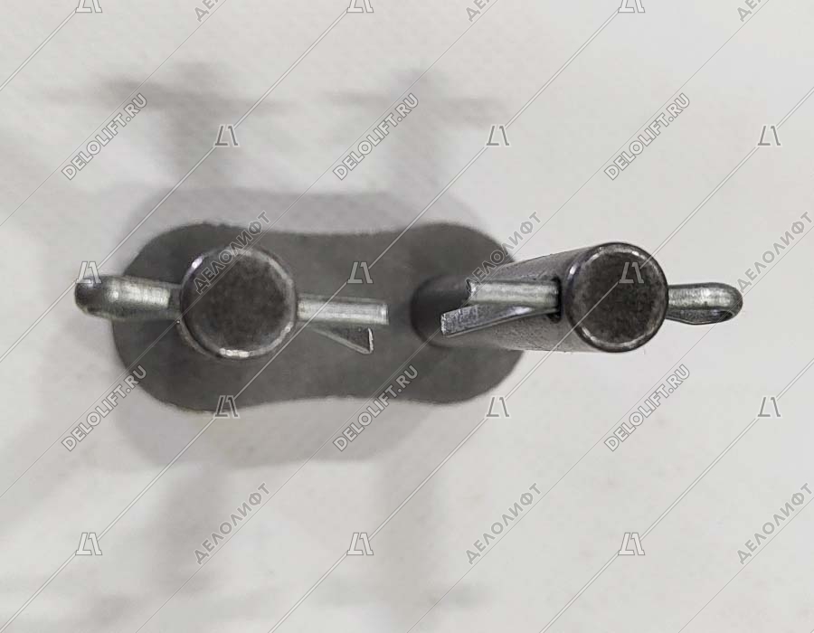 Соединительное звено, двухрядной цепи привода поручня эскалатора, шаг - 31,75 мм, тип A, усиленное (HY)