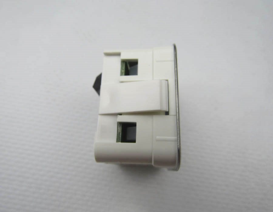 Кнопка вызова/приказа, MT42 RUS, 1 этаж, выдавленная надпись, красная подсветка, c Брайлем