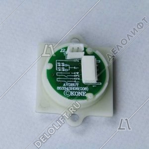 Кнопка приказа, квадратная, AVDBUT, тревога