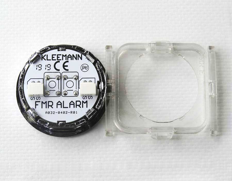 Кнопка приказа, круглая, "16" FMR BS, красная подсветка, с брайлем