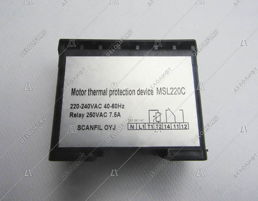 Тепловая защита, MSL220C, 220-240V, 7,5A