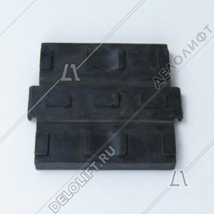 Вкладка башмака, BFK10, L-114 мм, резиновая