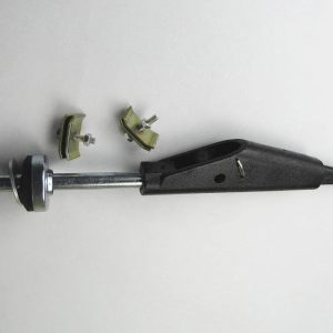 Канатная тяга (подвеска), в сборе, d - 10 мм, L - 500 мм (обойма, стакан, втулка, пружина, шайба)