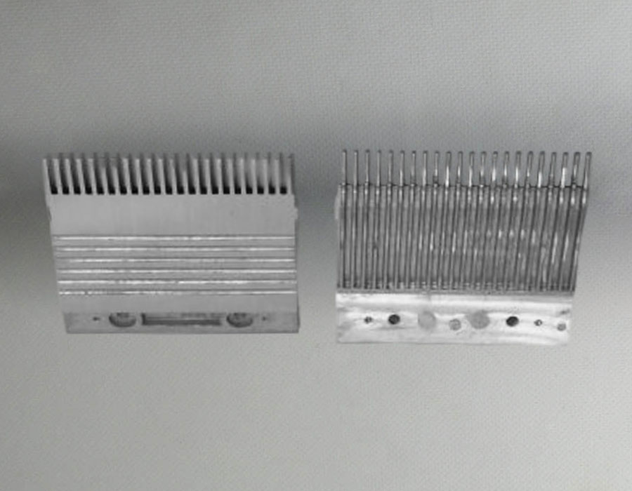 Гребенка входной площадки, ECO, 22 зубца, 200x202 мм, центральная, алюминий, тип R3C-C