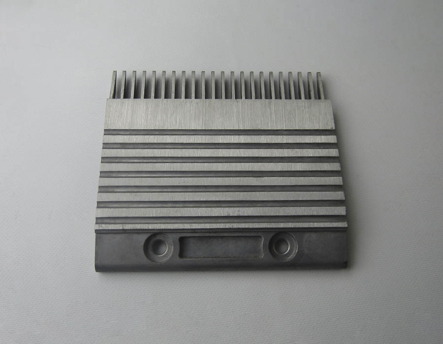 Гребенка входной площадки, ECO3000-A, 22 зубца, 200x180 мм, правая, алюминий (GD-ALSI 12)