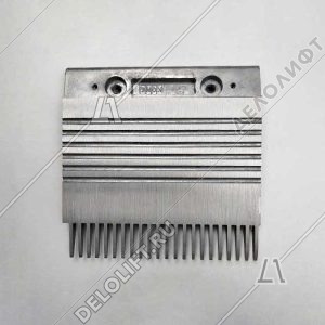 Гребенка входной площадки, ECO, 22 зубца, 202x202 мм, левая, алюминий, тип R3C-B