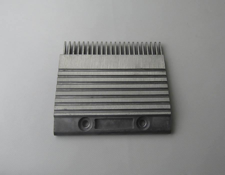 Гребенка входной площадки, ECO3000-B, 22 зубца, 200x180 мм, левая, алюминий (GD-ALSI 12)