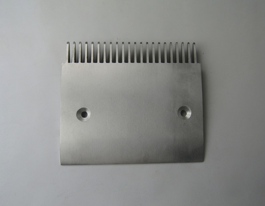 Гребенка входной площадки, 9500, 22 зубца, 205x180 мм, левая, алюминий