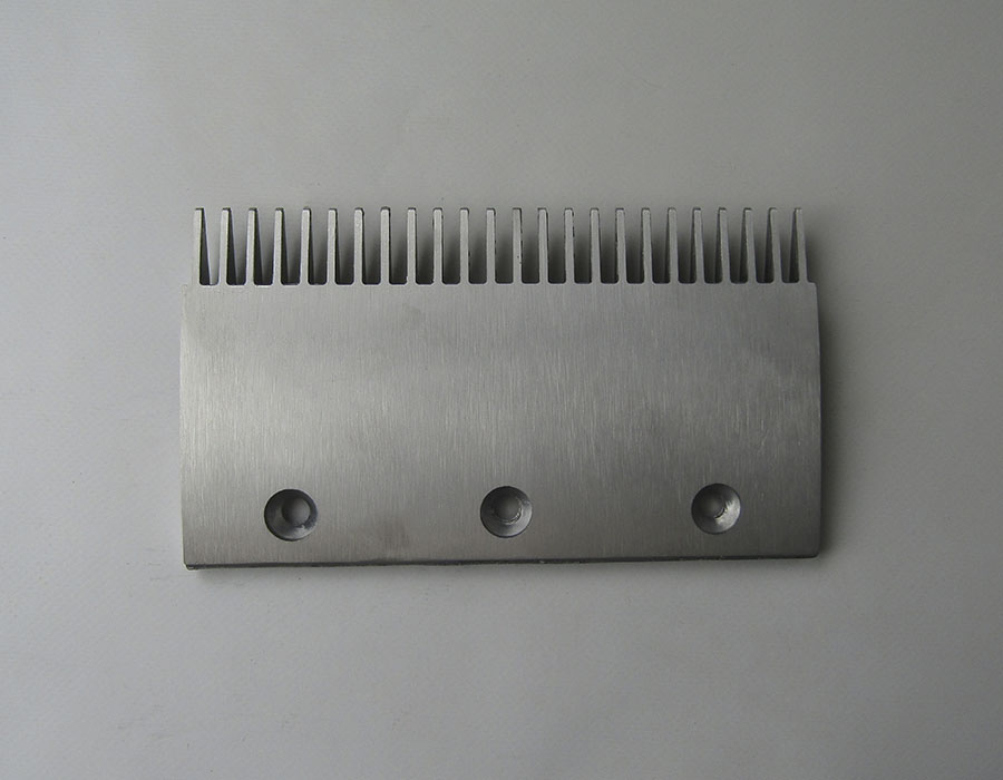 Гребенка входной площадки, Velino, 24 зубца, 204x113 мм, центральная, алюминий