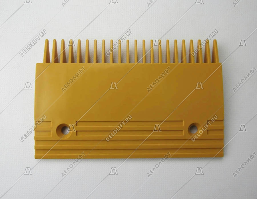 Гребенка входной площадки, TravelMaster, 22 зубца, 202x132 мм, правая, пластиковая, желтая, тип A