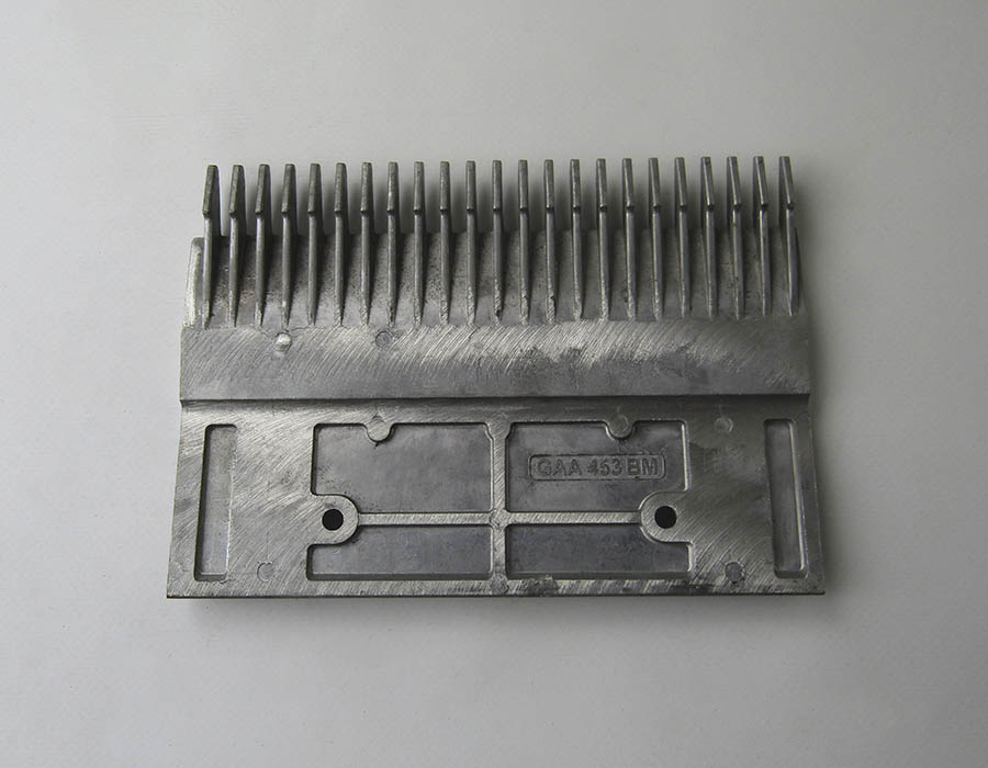 Гребенка входной площадки, 506NCE/XO508, 23 зубца, 198x140 мм, левая, алюминий