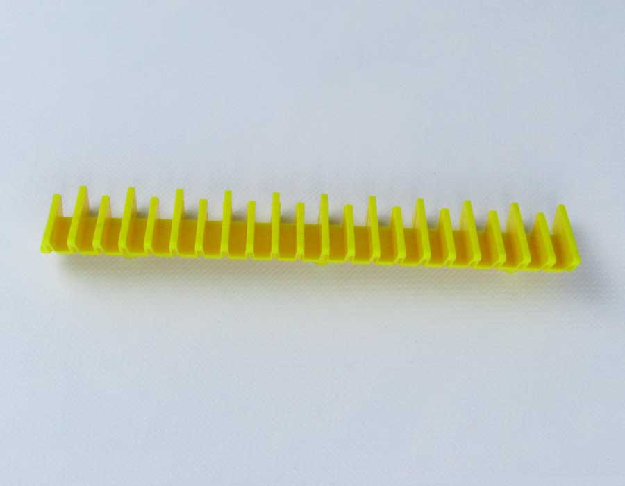 Демаркационная линия, фронтальная, L - 197,5мм; 22 зубца, желтая, KM5203880H01