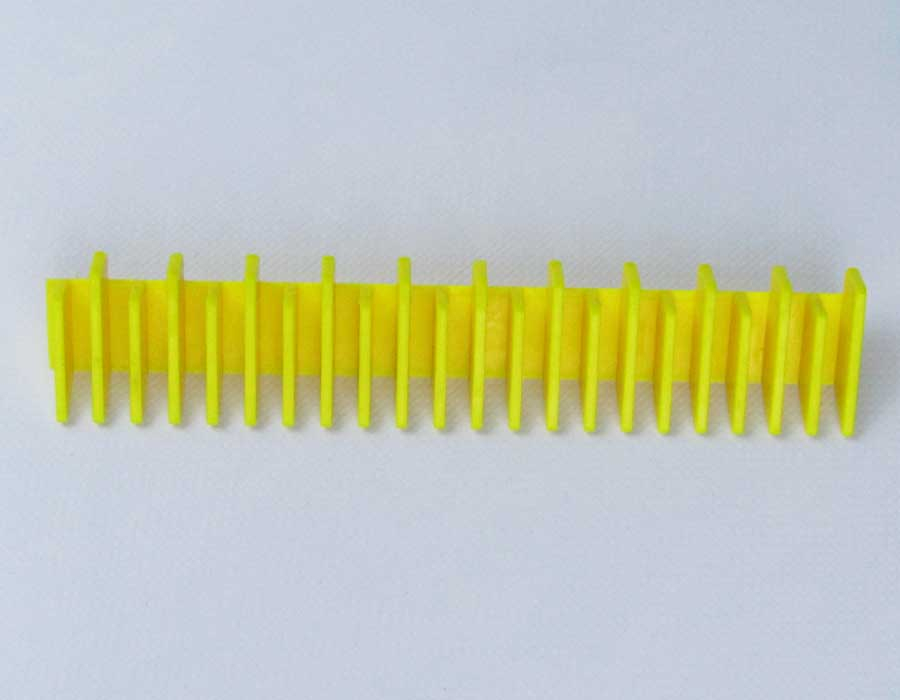 Демаркационная линия, фронтальная, L - 197,5мм; 22 зубца, желтая, KM5203880H01