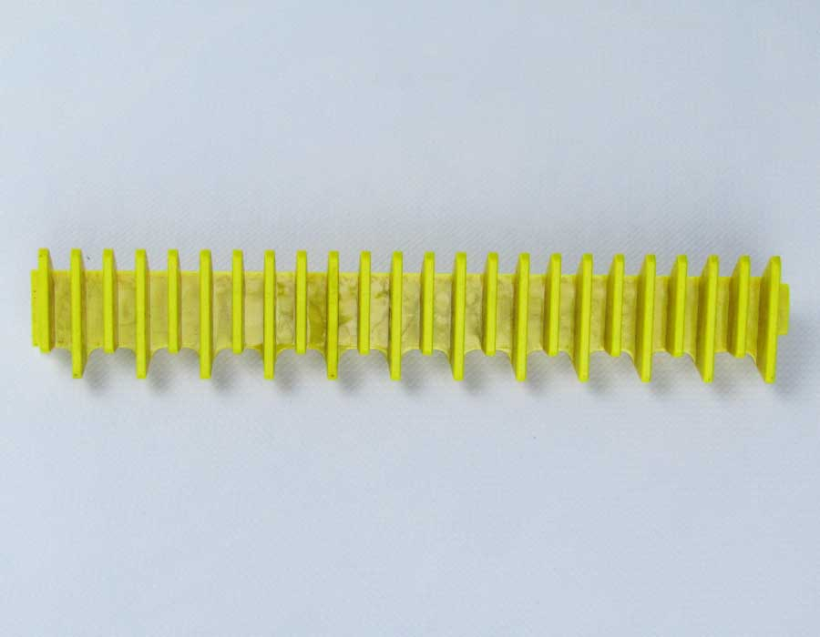 Демаркационная линия, фронтальная, 506 NCE, L - 183 мм; 22 зубца, желтая