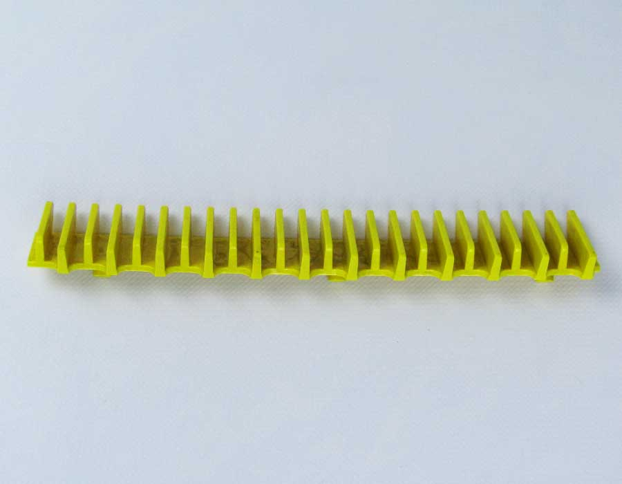 Демаркационная линия, фронтальная, 506 NCE, L - 183 мм; 22 зубца, желтая