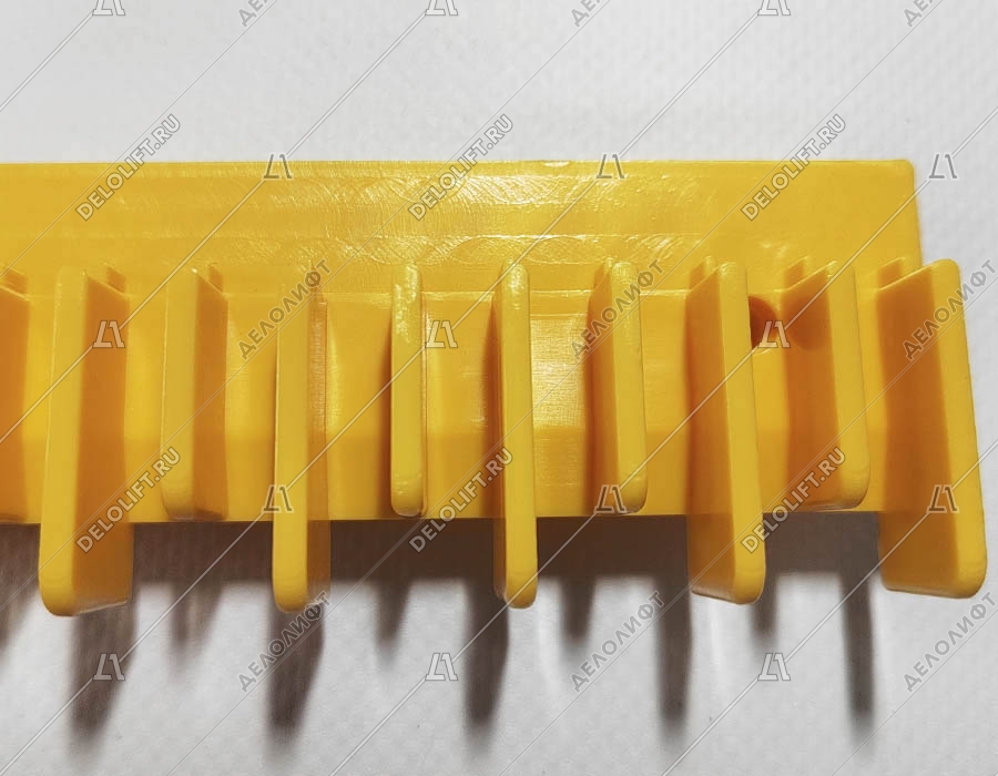 Демаркационная линия, фронтальная, 1200М, 9 зубцов, желтая