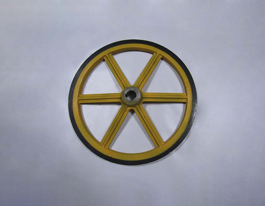 Колесо привода поручня, D - 587 мм, d - 45 мм, W - 30 мм