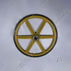 Колесо привода поручня, D - 587 мм, d - 45 мм, W - 30 мм
