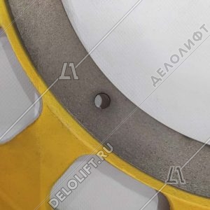 Колесо привода поручня, D - 587 мм, крепление 11 мм, без резьбы