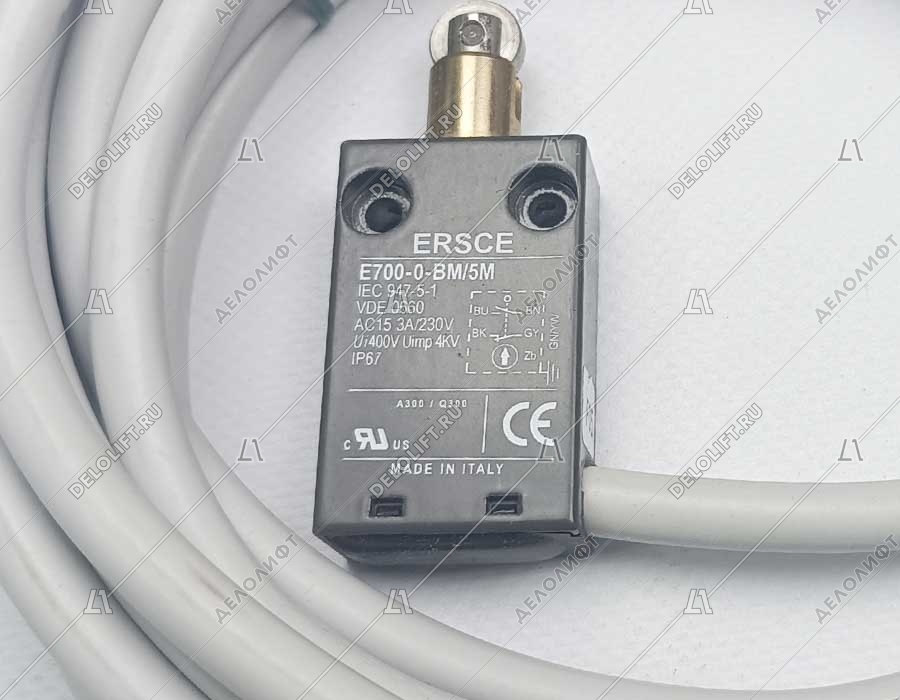 Выключатель концевой, BREMAS ERSCE, E700-0-BM/5M