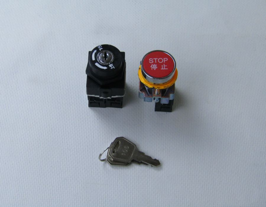 Ключевина (замок) эскалатора, с кнопкой СТОП
