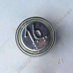 Кнопка вызова/приказа ВКЛ13А-7-4И, 16 этаж, с Брайлем, красная индикация