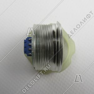 Кнопка вызова/приказа, КЛ-220-005 RL, красная и синяя подсветка