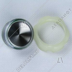 Кнопка вызова/приказа, КЛ-220-005-01 RL, белая и красная подсветка