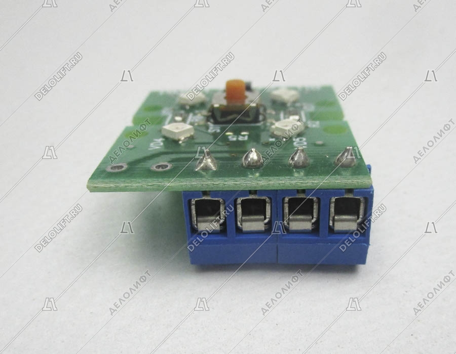 Кнопка вызова/приказа, ВКЛ13А-2-48И, вентилятор, красная подсветка