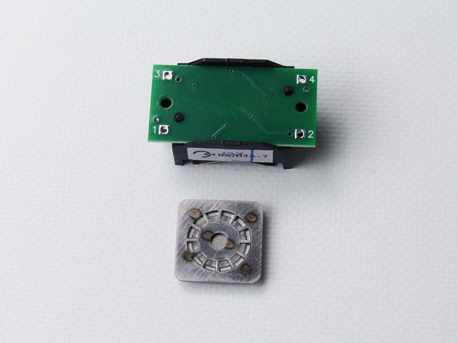 Кнопка вызова/приказа, ВКЛ13А-7, без символов (толкатель, пружина)