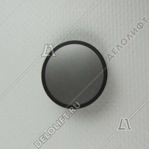 Нажимной элемент кнопки вызова, без символа, чёрный