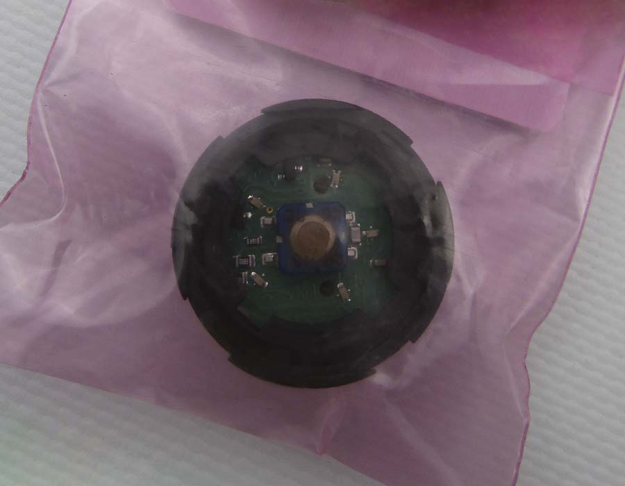 Базовый элемент кнопки приказа, без ободка, янтарная подсветка