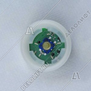 Базовый элемент кнопки приказа, KSS, открывание дверей, белый ободок, янтарная подсветка