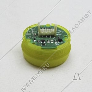 Базовый элемент кнопки приказа KSS, без наружного ободка, янтарная подсветка