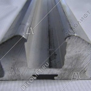 Направляющая поручня эскалатора, 508XO, L - 2800 мм, нижняя входная площадка, 55x2800x22 мм, алюминиевая