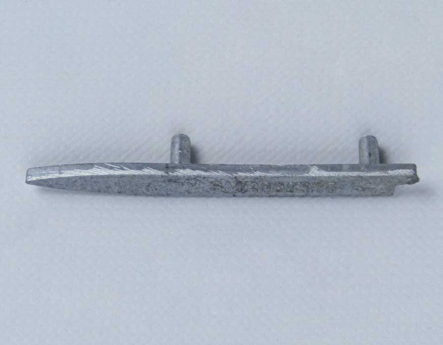 Накладка гребенки, правая (алюминиевая)