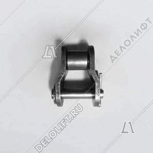 Переходное звено, однорядной цепи привода поручня эскалатора, шаг - 25,4 мм, тип B