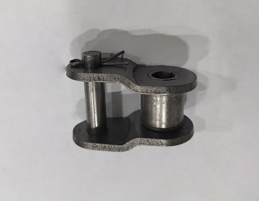 Переходное звено, однорядной цепи привода поручня эскалатора, шаг - 25,4 мм, тип A