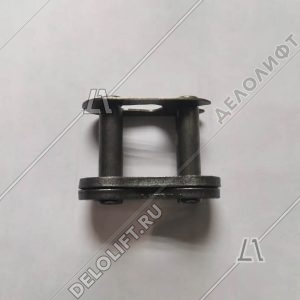 Соединительное звено, однорядной цепи привода поручня эскалатора, шаг - 19,05 мм, тип B