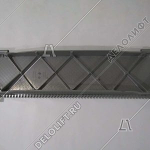 Паллета траволатора, 1000 мм, 606 NCT, серая окрашеная по RAL, 2 линии демаркации (30 мм), W-300 мм, H - 30 мм