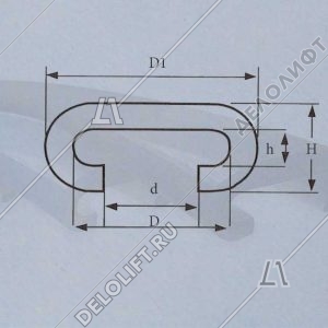 Поручень эскалатора, W-BT3, 79,3x39,6x28,4 мм