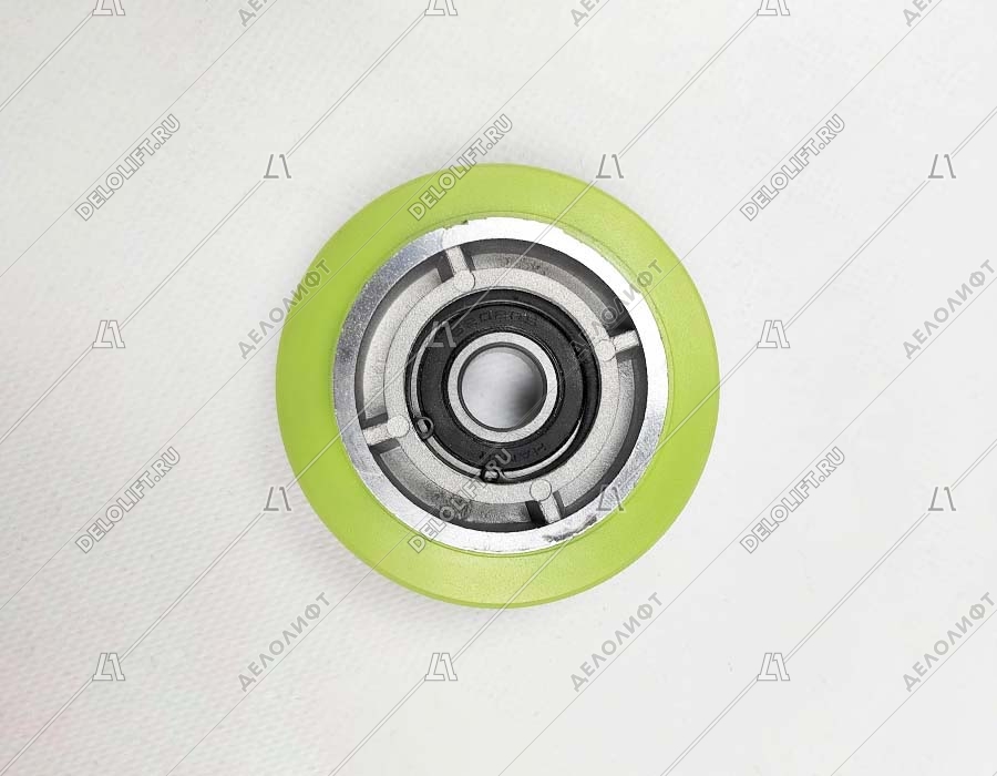 Ролик цепи/ступени, D - 80x22 мм, подшипник 6202