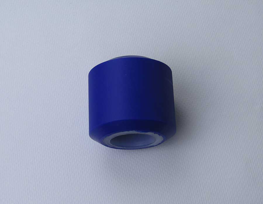 Ролик прижимной цепи поручня, D - 60 мм, W - 55 мм, d - 15 мм, двойной подшипник 6202RS