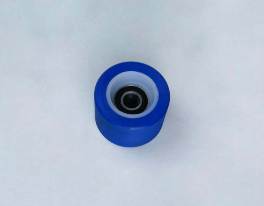 Ролик прижимной цепи поручня, D - 70 мм, 2 подшипника 6202RS, 70x50x15 мм