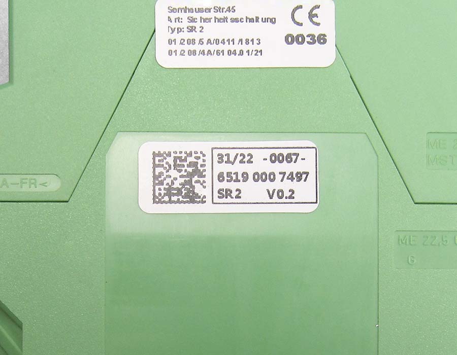 Блок цепи безопасности, SR2