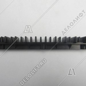 Демаркационная линия, правая, L - 200 мм, пластик, черная