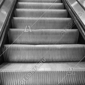 Ступень эскалатора, 1000 мм, Velino, алюминий, окрашенная (серебро), 5EK