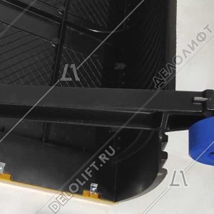 Ступень эскалатора, 1000 мм, диаметр роликов - 70 мм, угол 35 градусов, 3 желтые пластиковые линии демаркации